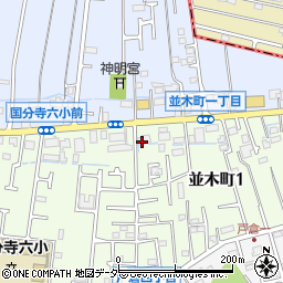 コメダ珈琲店 国分寺店周辺の地図
