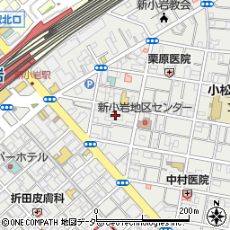 東京都葛飾区新小岩2丁目8周辺の地図