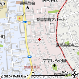 東京都練馬区関町南2丁目18-18周辺の地図