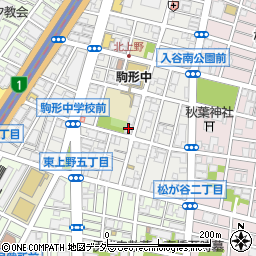 藤和シティホームズ上野山伏町周辺の地図