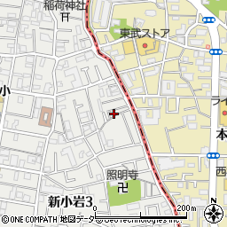 東京都葛飾区新小岩3丁目14-22周辺の地図