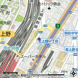 ロイメント上野周辺の地図