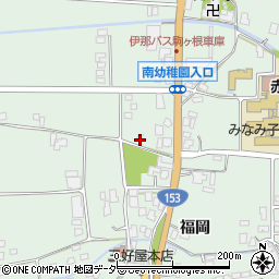 長野県駒ヶ根市赤穂福岡8734周辺の地図