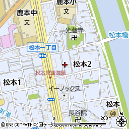 東京都江戸川区松本2丁目26-3周辺の地図