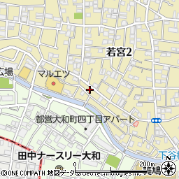 東京都中野区若宮2丁目40-10周辺の地図