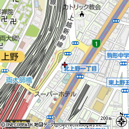ＭＩＭＡＲＵ東京上野ＮＯＲＴＨ周辺の地図