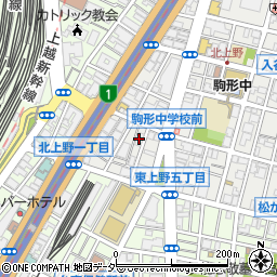 北上野ハイムカズ周辺の地図