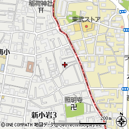 東京都葛飾区新小岩3丁目14-23周辺の地図