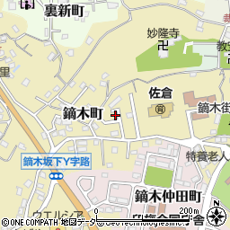 千葉県佐倉市鏑木町208周辺の地図