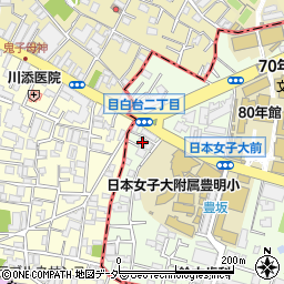 東京都文京区目白台1丁目15-11周辺の地図