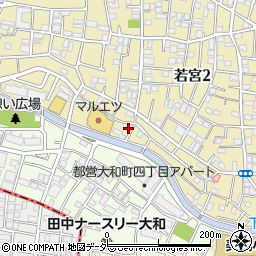 東京都中野区若宮2丁目42-13周辺の地図