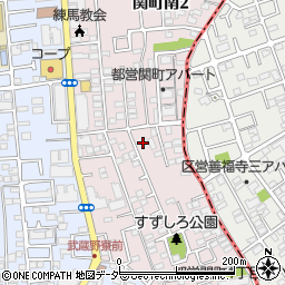 東京都練馬区関町南2丁目13-16周辺の地図