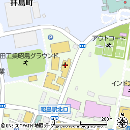 Harves terrace 昭島アウトドアヴィレッジ店周辺の地図