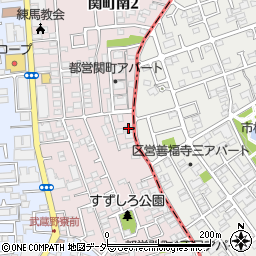 東京都練馬区関町南2丁目13-26周辺の地図