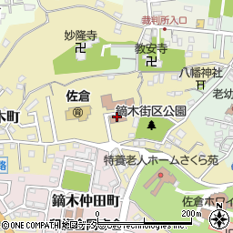 佐倉市市民公益活動サポートセンター周辺の地図