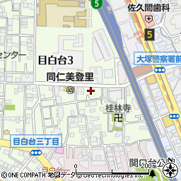 東京都文京区目白台3丁目6-10周辺の地図