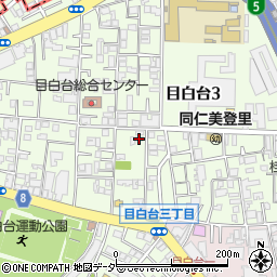 東京都文京区目白台3丁目15-19周辺の地図