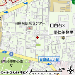 東京都文京区目白台3丁目15-14周辺の地図