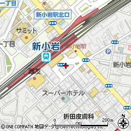 葛飾警察署新小岩駅前交番周辺の地図
