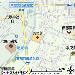 フードマーケットカスミ旭店周辺の地図
