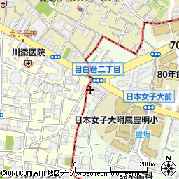 東京都文京区目白台1丁目15-6周辺の地図