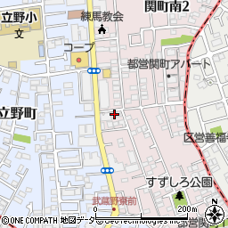 東京都練馬区関町南2丁目21-9周辺の地図