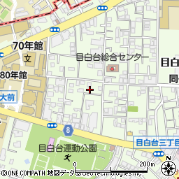 東京都文京区目白台2丁目2-24周辺の地図