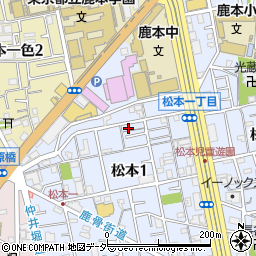 東京都江戸川区松本1丁目29-4周辺の地図