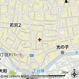 東京都中野区若宮2丁目12-2周辺の地図