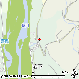 山梨県韮崎市岩下593周辺の地図