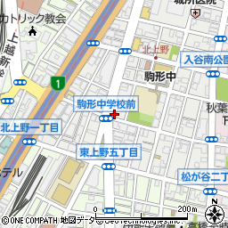 北上野大久保ビル周辺の地図