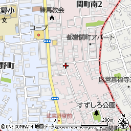 東京都練馬区関町南2丁目18-14周辺の地図