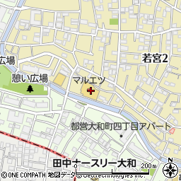 東京都中野区若宮2丁目42-3周辺の地図