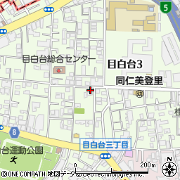 東京都文京区目白台3丁目15-18周辺の地図