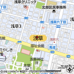 戸澤クリニック周辺の地図