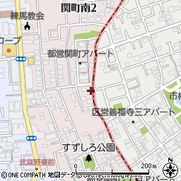 東京都練馬区関町南2丁目13-25周辺の地図