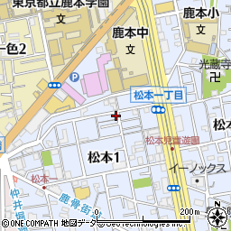 東京都江戸川区松本1丁目29-7周辺の地図