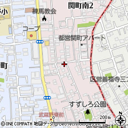 東京都練馬区関町南2丁目18-17周辺の地図
