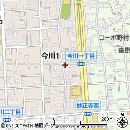 パークジャパン今川第４駐車場周辺の地図