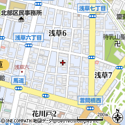 永谷建物管理株式会社　管理室猿若町永谷マンション周辺の地図