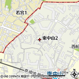 千葉県船橋市東中山2丁目11-4周辺の地図