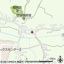 千葉県富里市立沢736周辺の地図