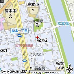 東京都江戸川区松本2丁目27-11周辺の地図