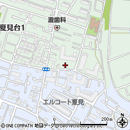 千葉県船橋市夏見台1丁目8-1周辺の地図