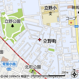 東京都練馬区立野町23周辺の地図