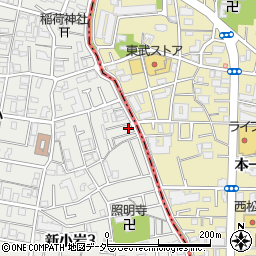 東京都葛飾区新小岩3丁目14-18周辺の地図