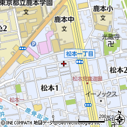 東京都江戸川区松本1丁目30-5周辺の地図