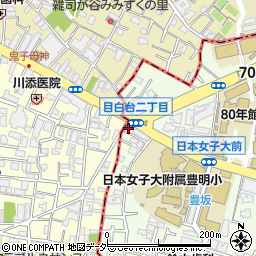 東京都文京区目白台1丁目15-8周辺の地図