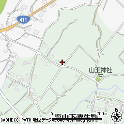 山梨県甲州市塩山下粟生野103周辺の地図