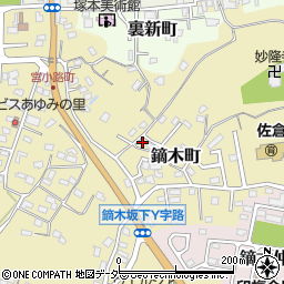 千葉県佐倉市鏑木町111周辺の地図